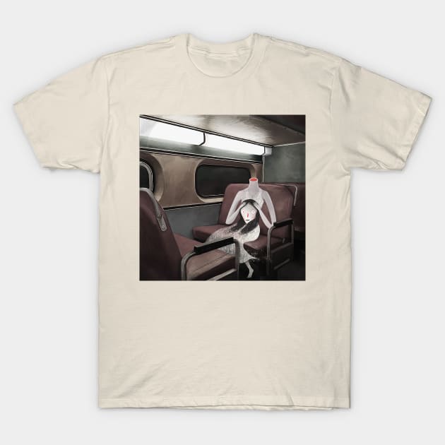 Ghost train T-Shirt by Luis San Vicente 